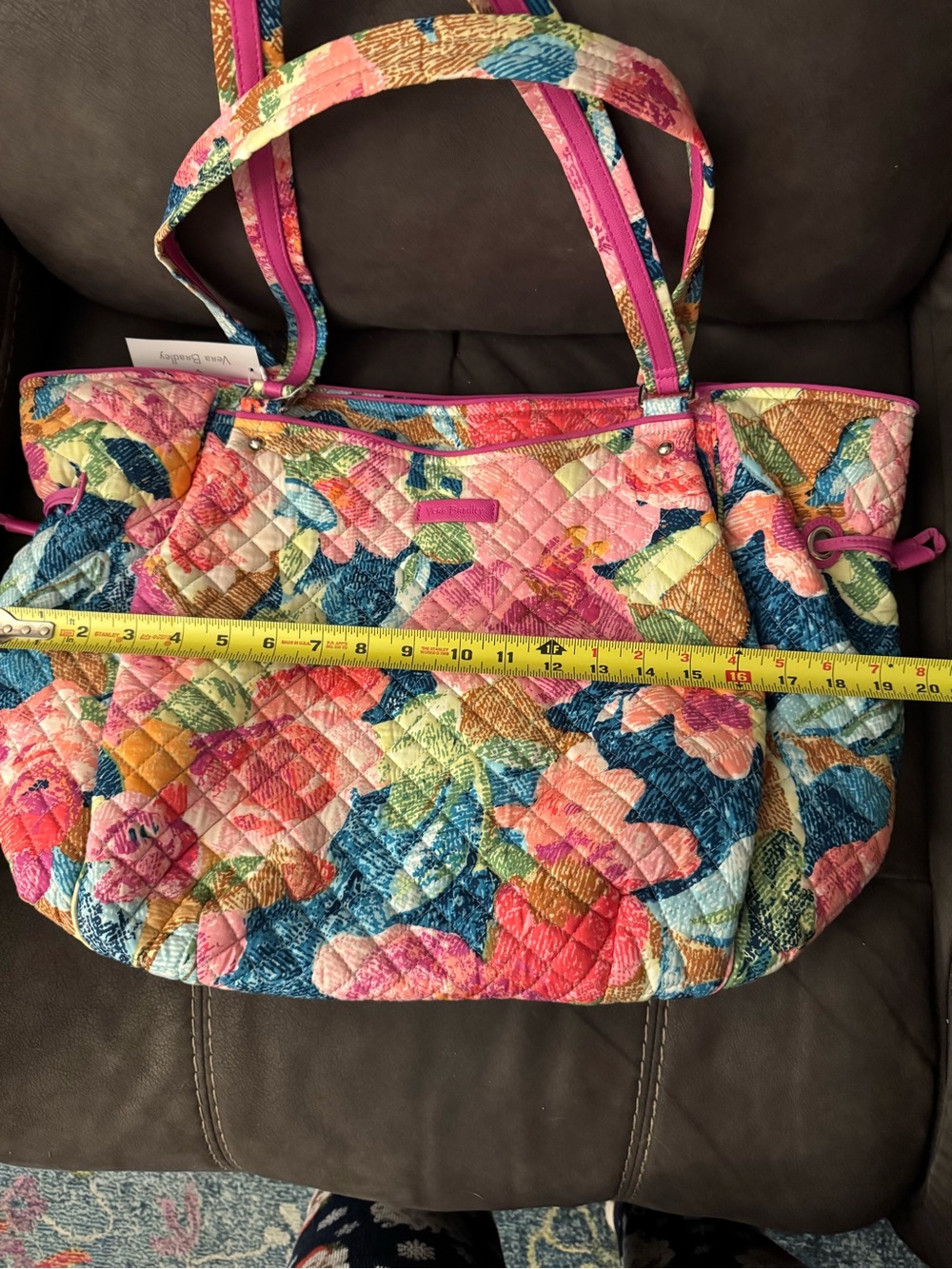 Vera Bradley Quilted Superbloom Glenna Tote - Multicolor NWT - Picture 11 of 13